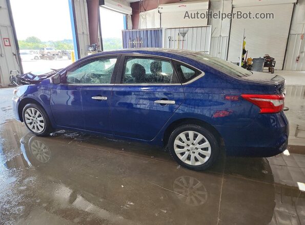 3N1AB7AP7HY222302 2017 NISSAN SENTRA Blue უკანა მარცხენა