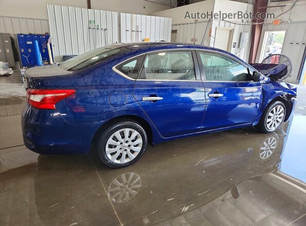 3N1AB7AP7HY222302 2017 NISSAN SENTRA Blue უკანა მარჯვენა