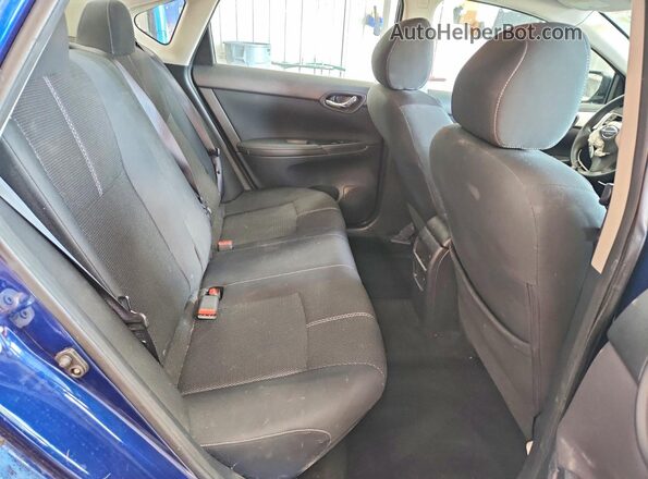3N1AB7AP7HY222302 2017 NISSAN SENTRA Blue უკანა სავარძლების ხედი