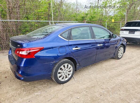 3N1AB7AP7HY228343 2017 NISSAN SENTRA Blue Հետևի աջ