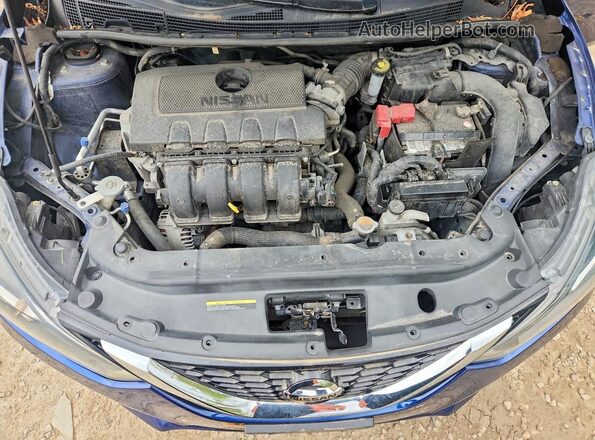 3N1AB7AP7HY228343 2017 NISSAN SENTRA Blue Սալոնի հետևի տեսք