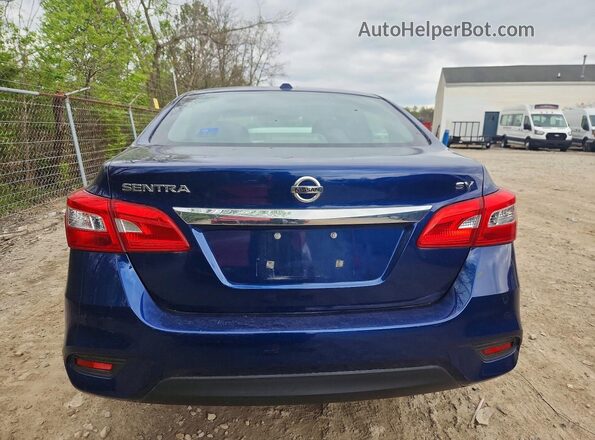 3N1AB7AP7HY228343 2017 NISSAN SENTRA Blue Հետևի տեսք