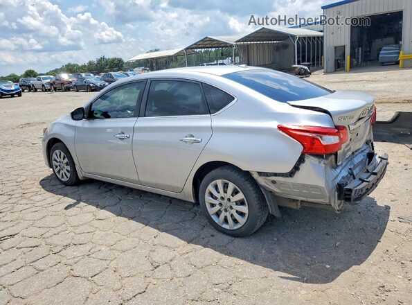 3N1AB7AP7HY241951 2017 NISSAN SENTRA Серебряный Задняя левая четверть