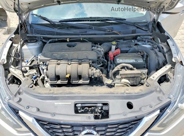 3N1AB7AP7HY241951 2017 NISSAN SENTRA Серебряный Вид задней части салона
