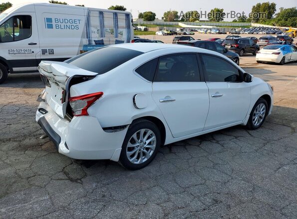 3N1AB7AP7HY246373 2017 NISSAN SENTRA Белый Задняя правая четверть