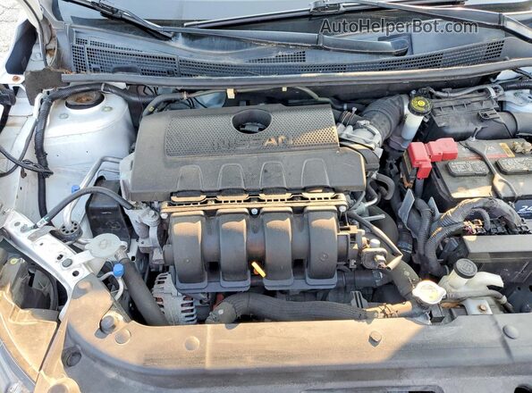 3N1AB7AP7HY246373 2017 NISSAN SENTRA Белый Вид задней части салона