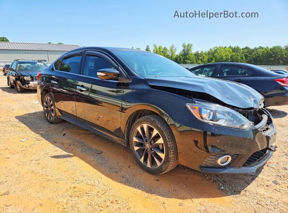 3N1AB7AP7HY247569 2017 NISSAN SENTRA Черный Передняя правая четверть