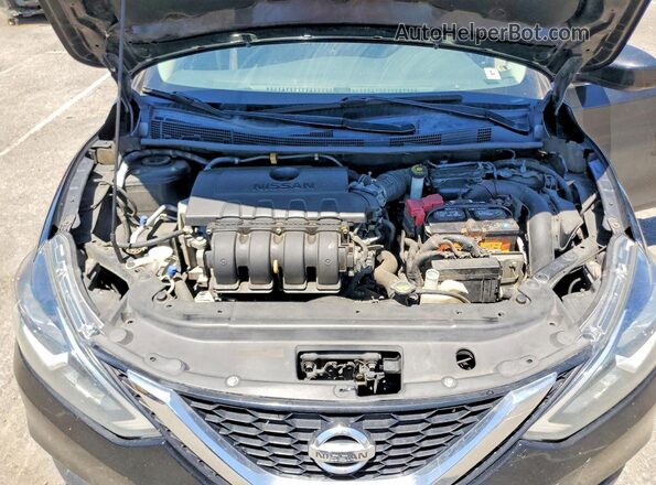 3N1AB7AP7HY248253 2017 NISSAN SENTRA Black Rear interior view
