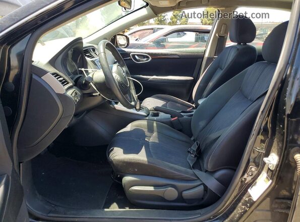 3N1AB7AP7HY248253 2017 NISSAN SENTRA Black Front interior view