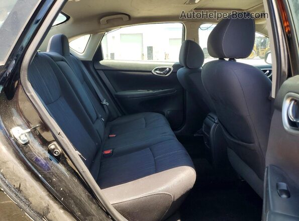 3N1AB7AP7HY248253 2017 NISSAN SENTRA Black Rear seats view