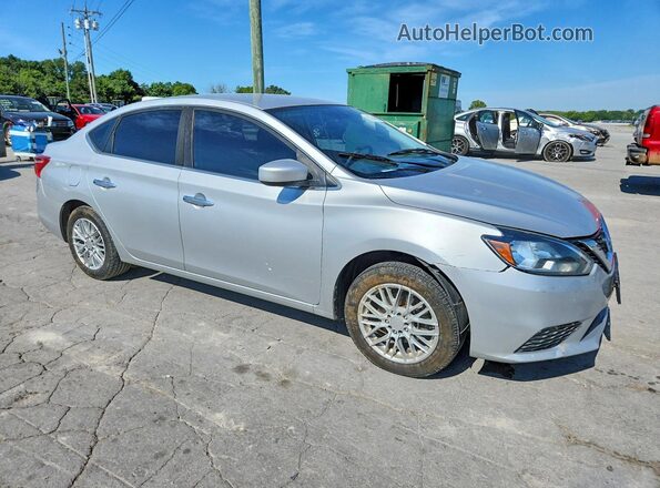 3N1AB7AP7HY262931 2017 NISSAN SENTRA Silver Передня права чверть