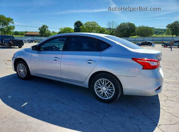 3N1AB7AP7HY262931 2017 NISSAN SENTRA Silver Задня ліва чверть