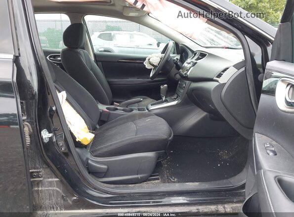 3N1AB7AP7HY279762 2017 NISSAN SENTRA Black Вид салону спереду