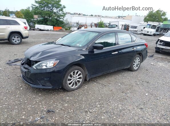 3N1AB7AP7HY279762 2017 NISSAN SENTRA Black Передня ліва чверть