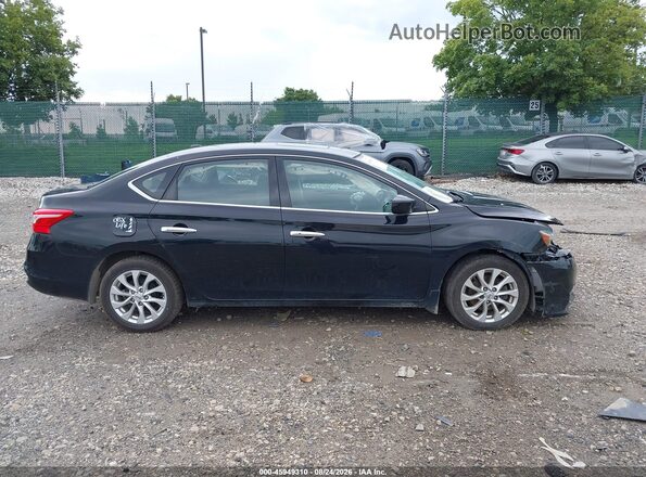 3N1AB7AP7HY279762 2017 NISSAN SENTRA Black Вид задньої частини салону