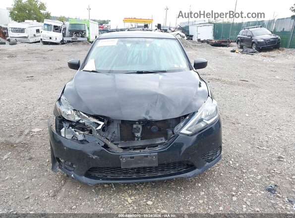 3N1AB7AP7HY279762 2017 NISSAN SENTRA Black Вид щитка приладів
