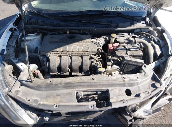 3N1AB7AP7HY295380 2017 NISSAN SENTRA White Widok z tyłu