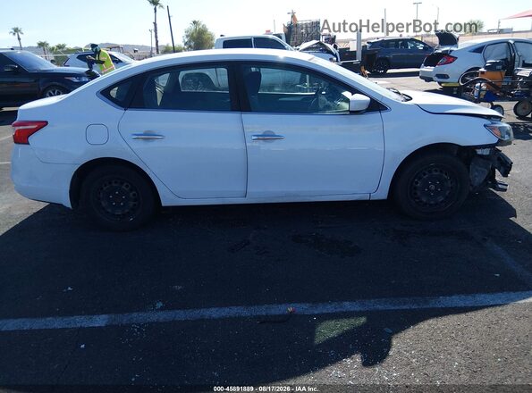 3N1AB7AP7HY295380 2017 NISSAN SENTRA White Widok wnętrza 360 stopni