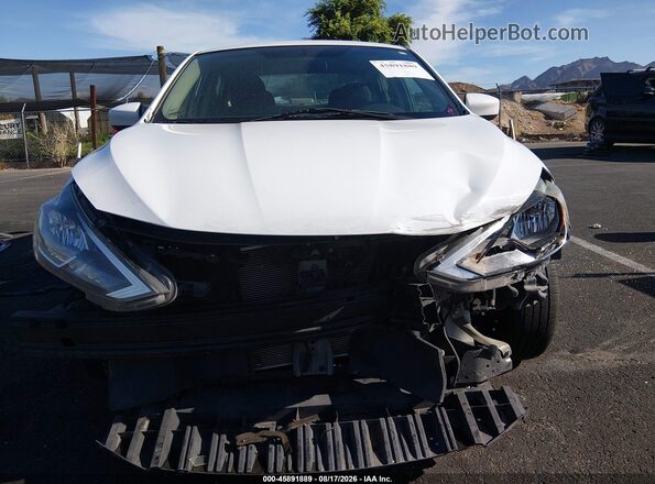 3N1AB7AP7HY295380 2017 NISSAN SENTRA White Widok wnętrza z tyłu