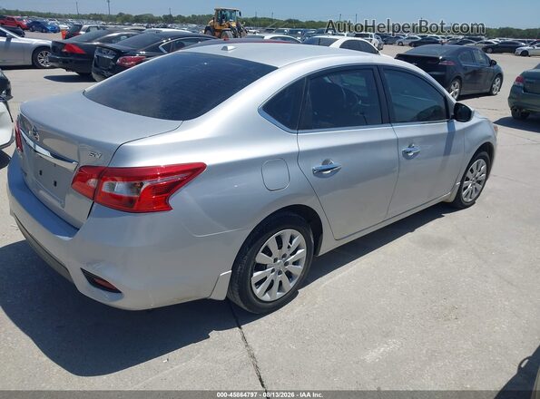 3N1AB7AP7HY298599 2017 NISSAN SENTRA Silver Задня права чверть