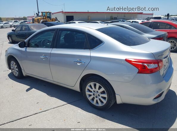 3N1AB7AP7HY298599 2017 NISSAN SENTRA Silver Задня ліва чверть