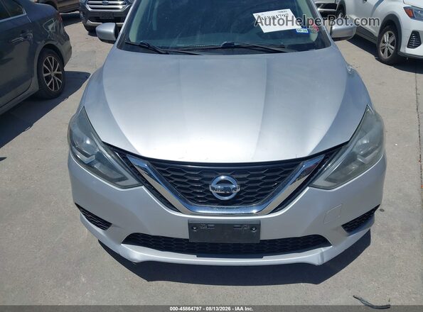 3N1AB7AP7HY298599 2017 NISSAN SENTRA Silver Вид спереду