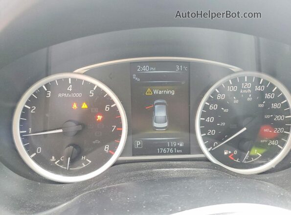 3N1AB7AP7HY315398 2017 NISSAN SENTRA Черный Вид щитка приборов