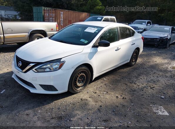 3N1AB7AP7HY315790 2017 NISSAN SENTRA White Առջևի ձախ երեք քառորդ տեսարան