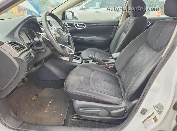 3N1AB7AP7HY333125 2017 NISSAN SENTRA White Front interior view