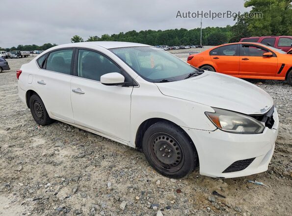 3N1AB7AP7HY333125 2017 NISSAN SENTRA White Front right