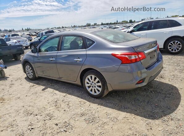 3N1AB7AP7HY356288 2017 NISSAN SENTRA Silver უკანა მარცხენა