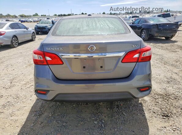 3N1AB7AP7HY356288 2017 NISSAN SENTRA Silver უკანა ხედი