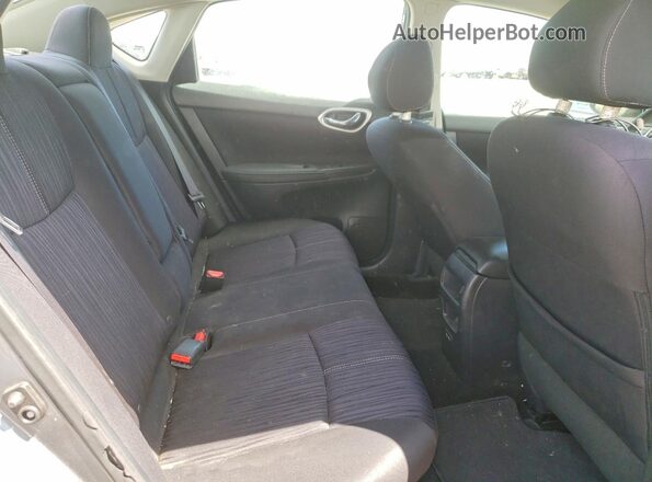 3N1AB7AP7HY356288 2017 NISSAN SENTRA Silver უკანა სავარძლების ხედი