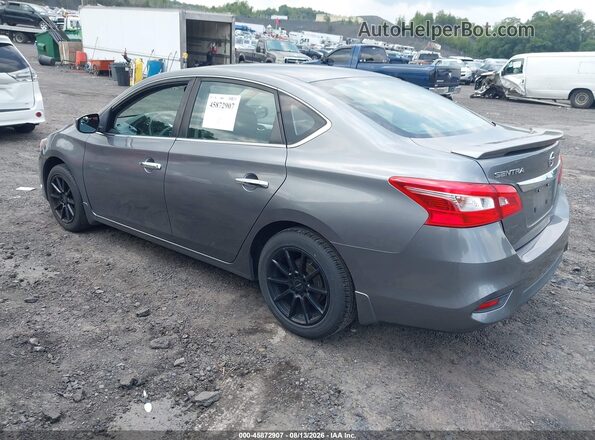 3N1AB7AP7HY357957 2017 NISSAN SENTRA Gray Задня ліва чверть