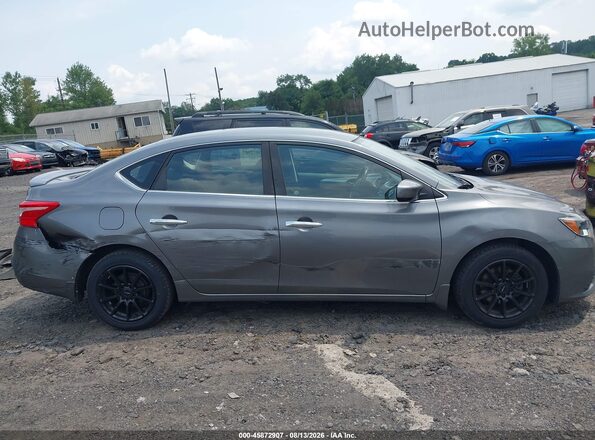 3N1AB7AP7HY357957 2017 NISSAN SENTRA Gray Вид задньої частини салону