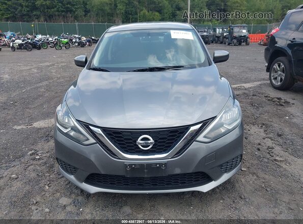 3N1AB7AP7HY357957 2017 NISSAN SENTRA Gray Вид щитка приладів