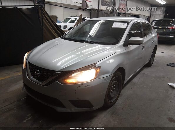 3N1AB7AP7HY404937 2017 NISSAN SENTRA Silver Przód lewy