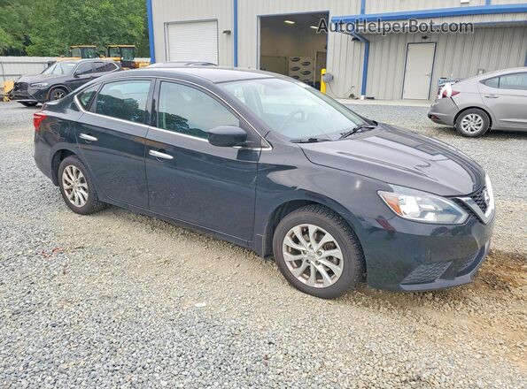3N1AB7AP7JL638000 2018 NISSAN SENTRA Black Front right