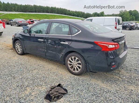 3N1AB7AP7JL638000 2018 NISSAN SENTRA Black Rear left
