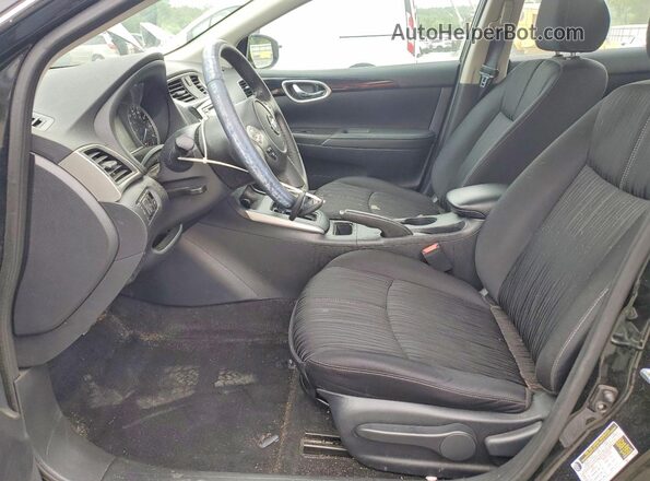 3N1AB7AP7JL638000 2018 NISSAN SENTRA Black Front interior view