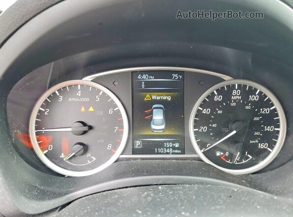 3N1AB7AP7JL638000 2018 NISSAN SENTRA Black Instrument cluster view