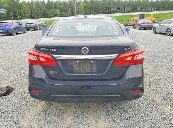 3N1AB7AP7JL638000 2018 NISSAN SENTRA Black Rear view