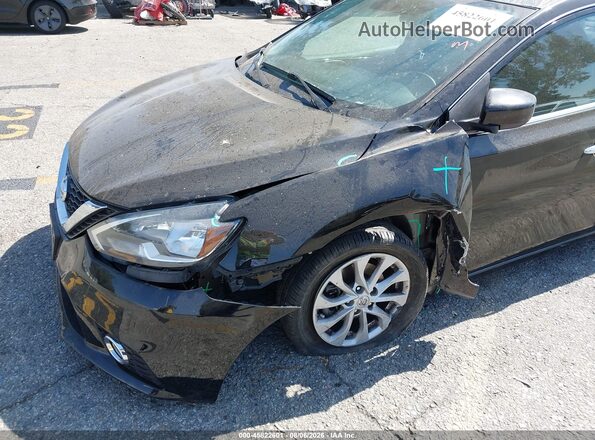 3N1AB7AP7JL642581 2018 NISSAN SENTRA Black წინა ხედი