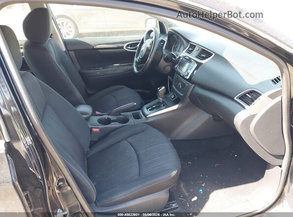 3N1AB7AP7JL642581 2018 NISSAN SENTRA Black წინა სალონის ხედი