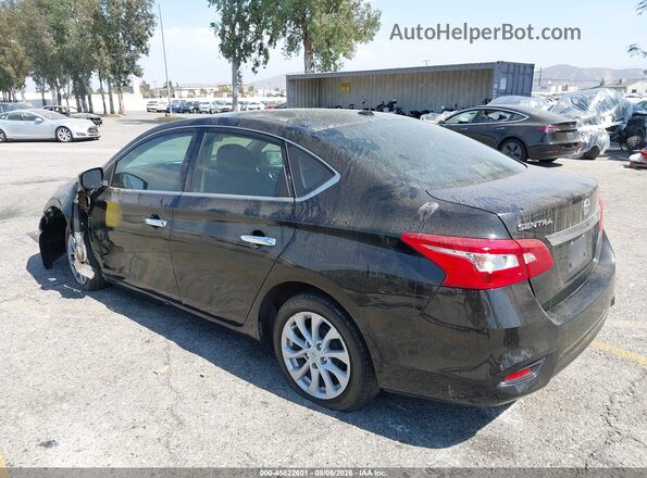 3N1AB7AP7JL642581 2018 NISSAN SENTRA Black უკანა მარცხენა