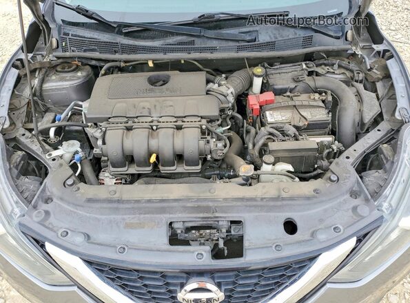 3N1AB7AP7JY206333 2018 NISSAN SENTRA Gray უკანა სალონის ხედი