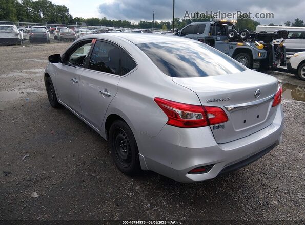 3N1AB7AP7JY214061 2018 NISSAN SENTRA Silver Trasero izquierdo