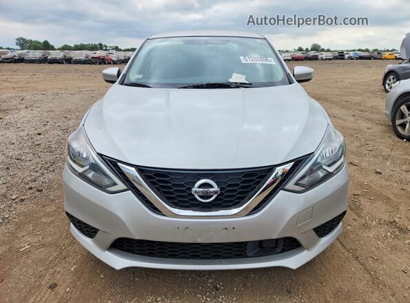 3N1AB7AP7JY217624 2018 NISSAN SENTRA Silver Front view