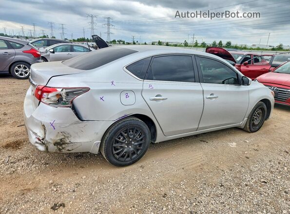 3N1AB7AP7JY217624 2018 NISSAN SENTRA Silver Rear right