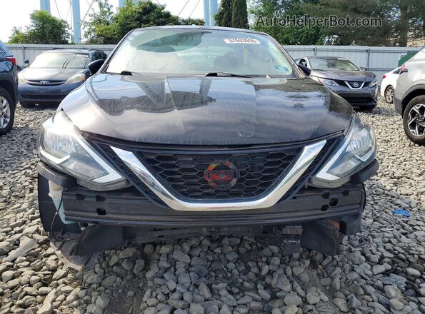 3N1AB7AP7JY217798 2018 NISSAN SENTRA Black წინა ხედი